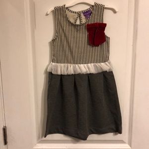 NWT Grey houndstooth dress